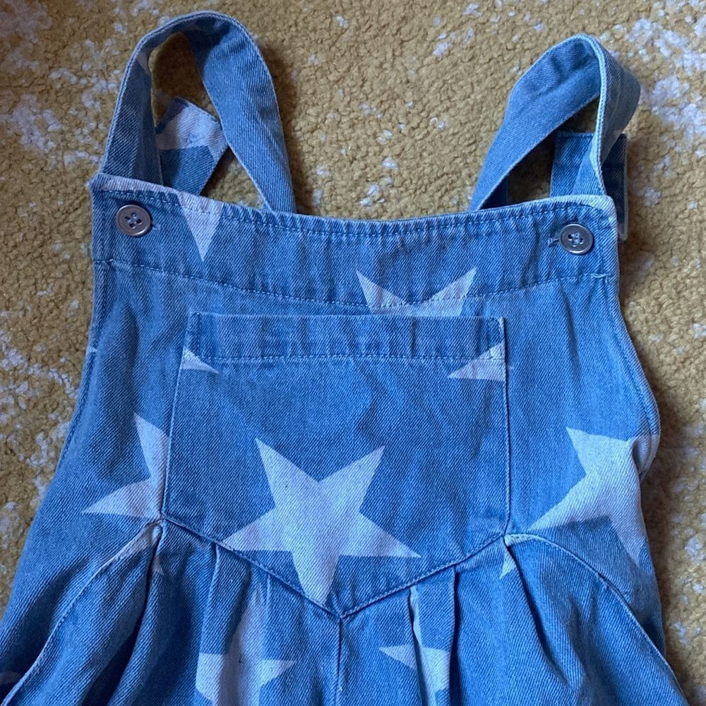 Three Bird Nest Blue Star Print Women Shorts - Picture 7 of 7